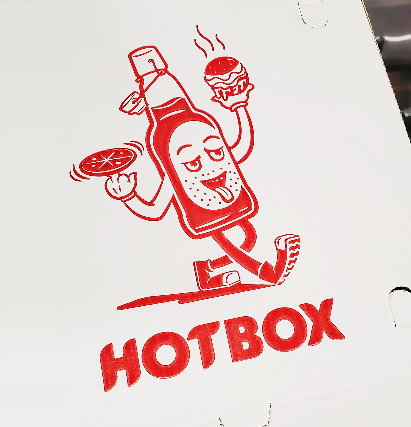 HotBox汉堡比萨餐厅品牌形象设计