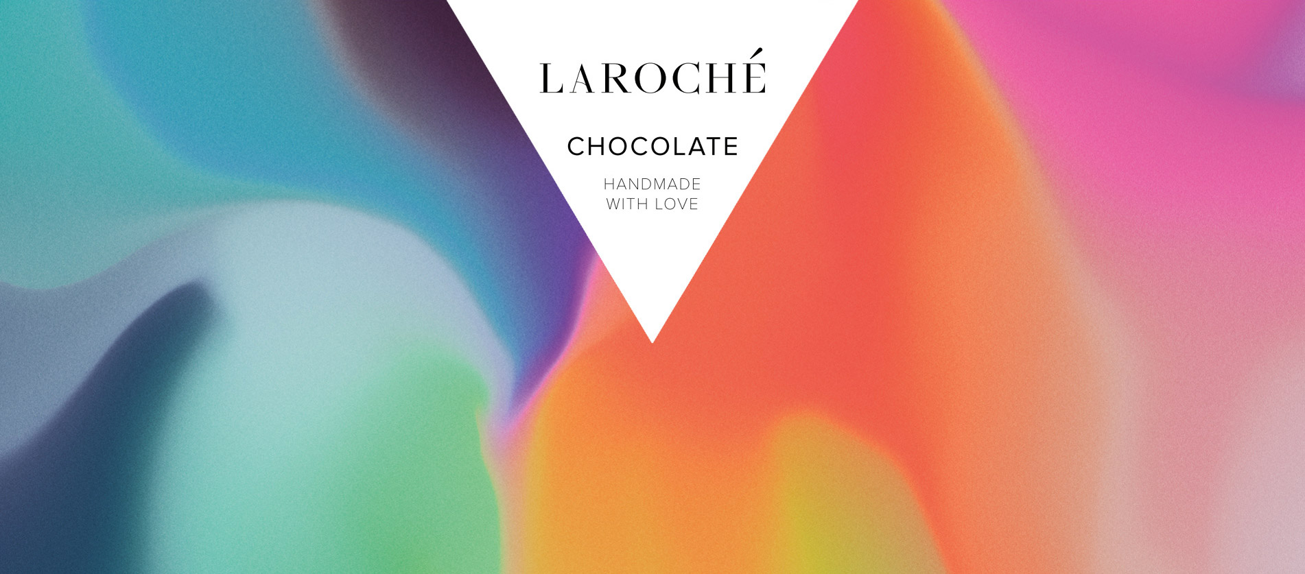 色彩纹理！Laroché充满活力的巧克力包装