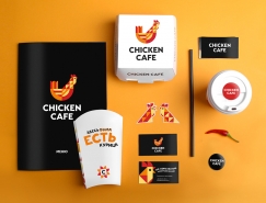 Chicken Cafe炸鸡快餐品牌形象设计16设计网精选