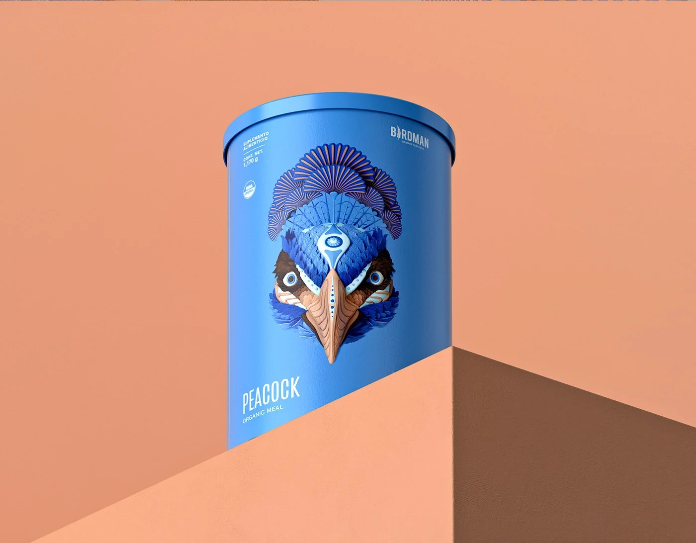 Birdman植物蛋白食物包装设计