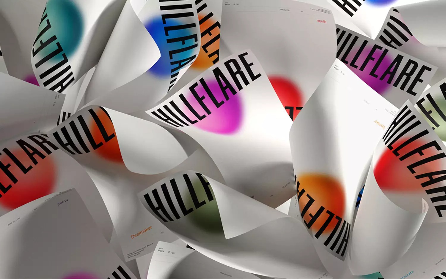 Hillflare初创公司品牌形象设计