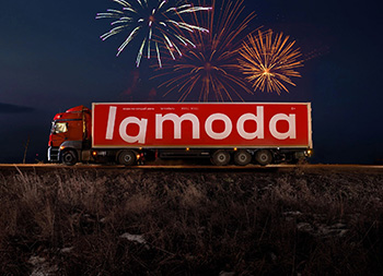 俄罗斯服装电商平台lamoda品牌形象设计16图库网精选