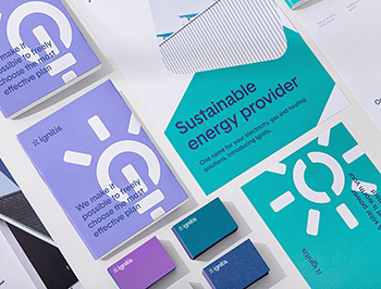 能源集团Ignitis品牌形象设计16设计网精选
