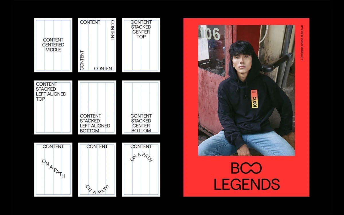 越南街头服饰品牌BOO形象视觉设计
