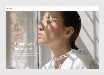 Geia Sou天然化妆品视觉识别设计素材中国网精选