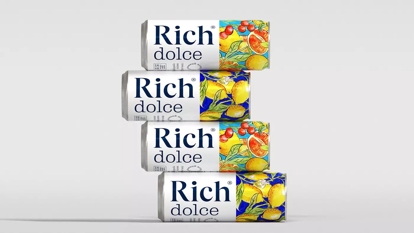 Rich Dolce果汁包装设计