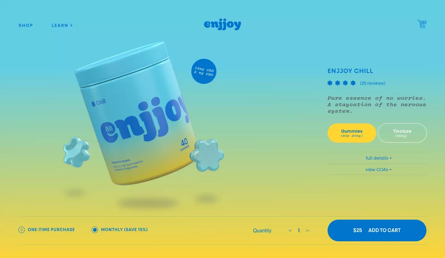 enjjoy CBD品牌包装设计