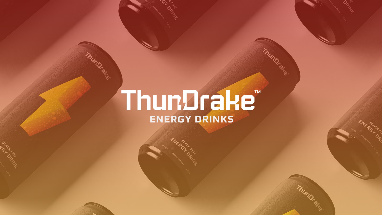 ThunDrake能量饮料概念包装设计