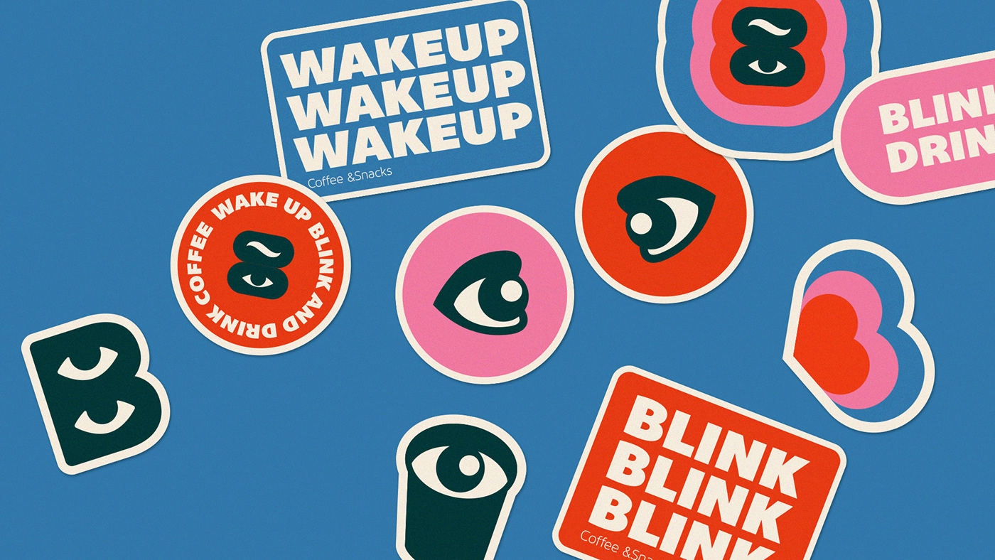新咖啡品牌BLINK视觉形象设计