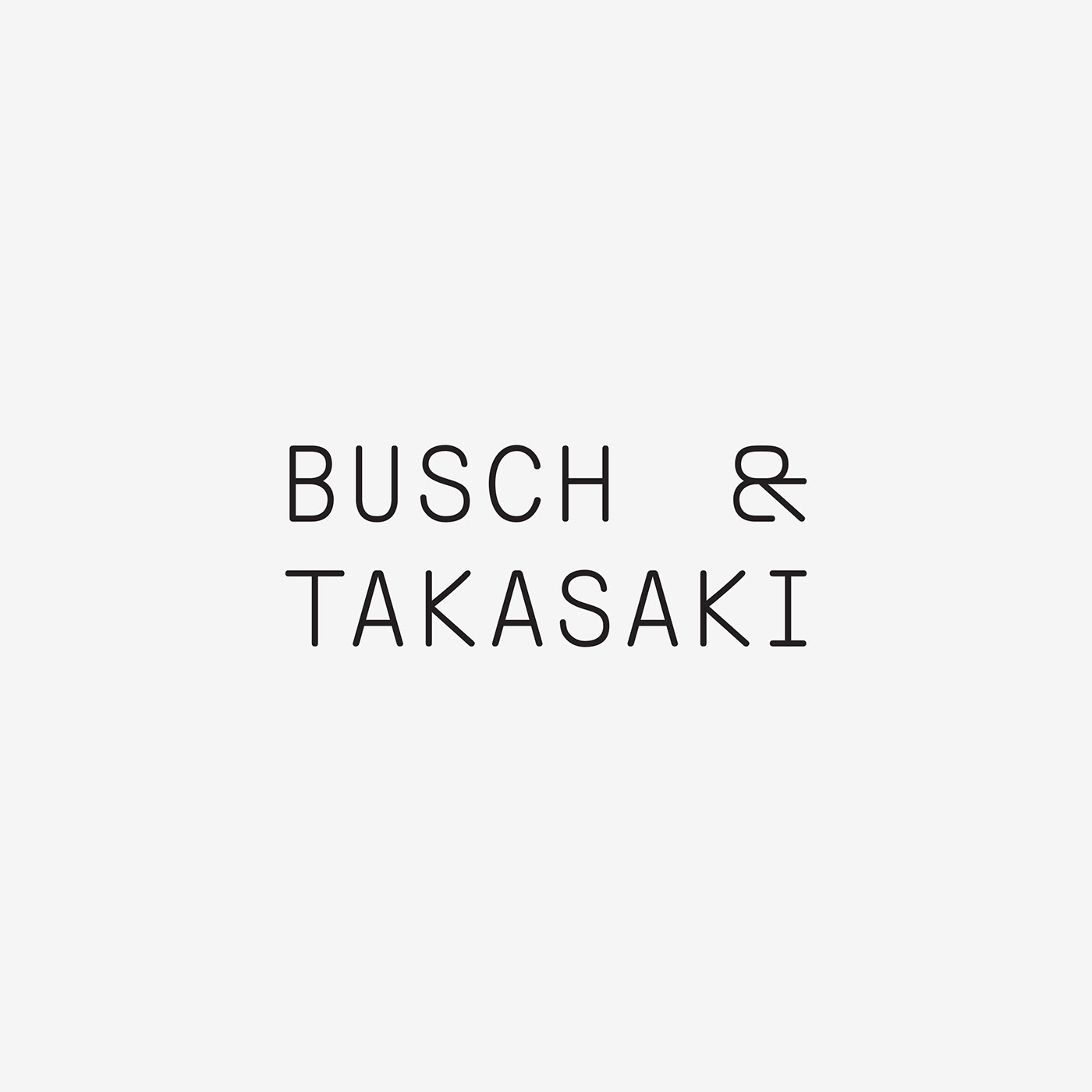 柏林Busch & Takasaki Architects建筑事务所视觉识别设计