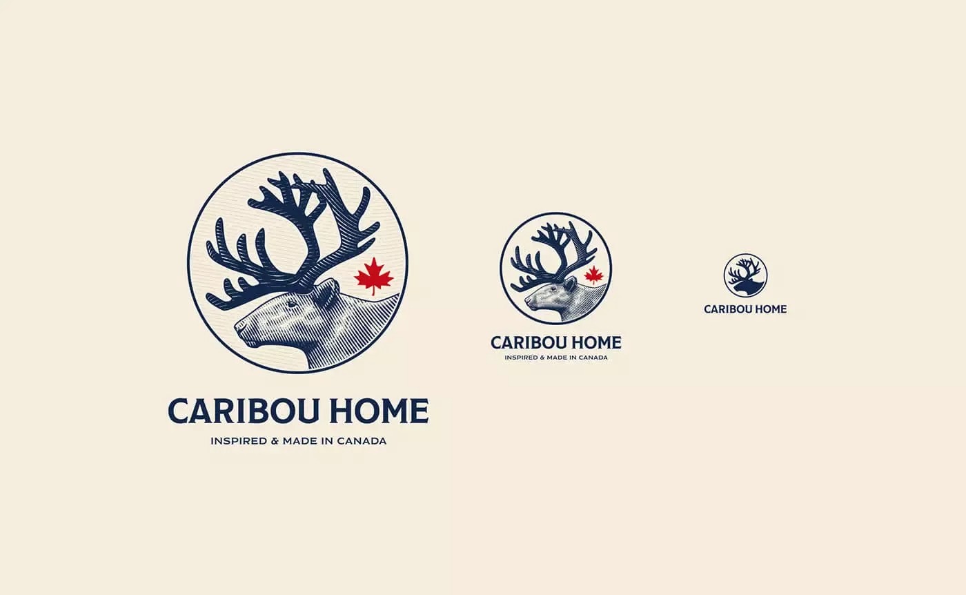 在线商店Caribou Home品牌形象设计