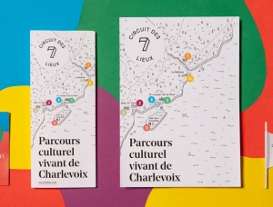 Le Circuit des 7 lieux：Charlevoix旅游宣传册设计素材中国网精选