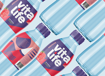 Vita Life天然饮用水包装设计素材中国网精选