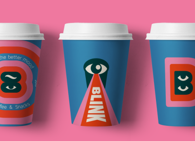 新咖啡品牌BLINK视觉形象设计16图库网精选