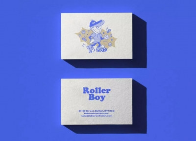 复古风格的Roller Boy餐厅品牌设计16图库网精选