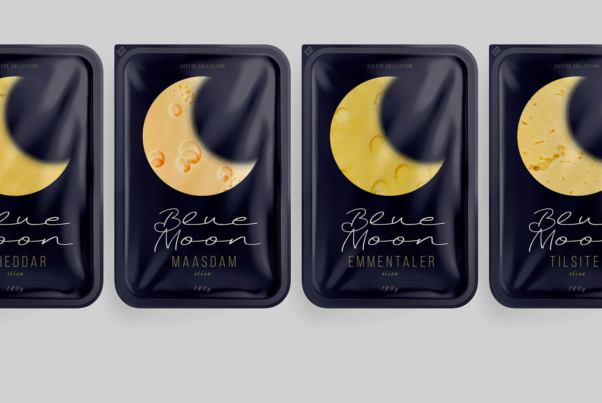 Blue Moon芝士奶酪包装设计