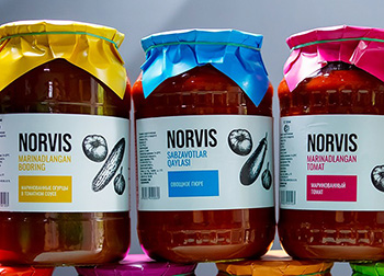 Norvis腌菜罐包装设计素材中国网精选
