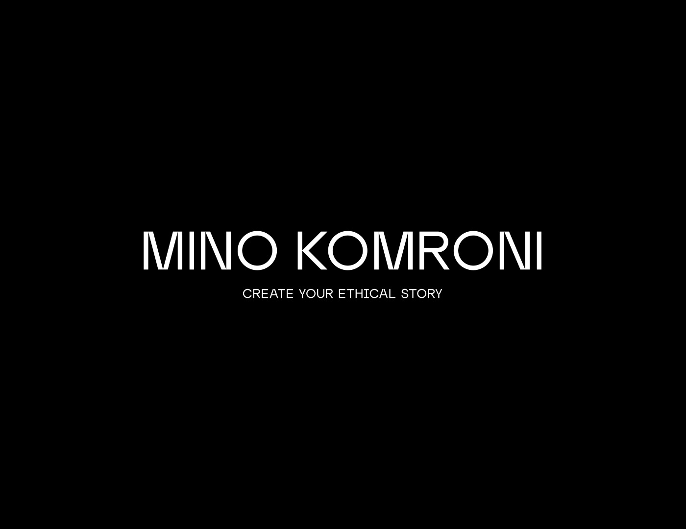 极简美学！Mino Komroni服饰品牌视觉设计