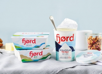 Danone Fjørd酸奶包装设计素材中国网精选