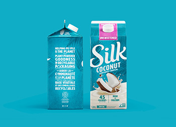 色彩活力！Silk植物蛋白饮料包装素材中国网精选