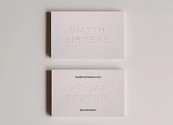 Smyth Sisters时装极简风格品牌设计普贤居素材网精选