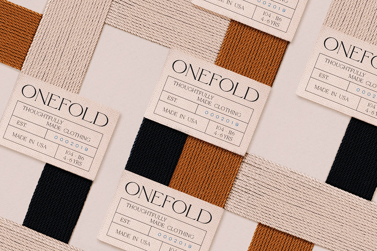 儿童服装品牌Onefold视觉形象设计