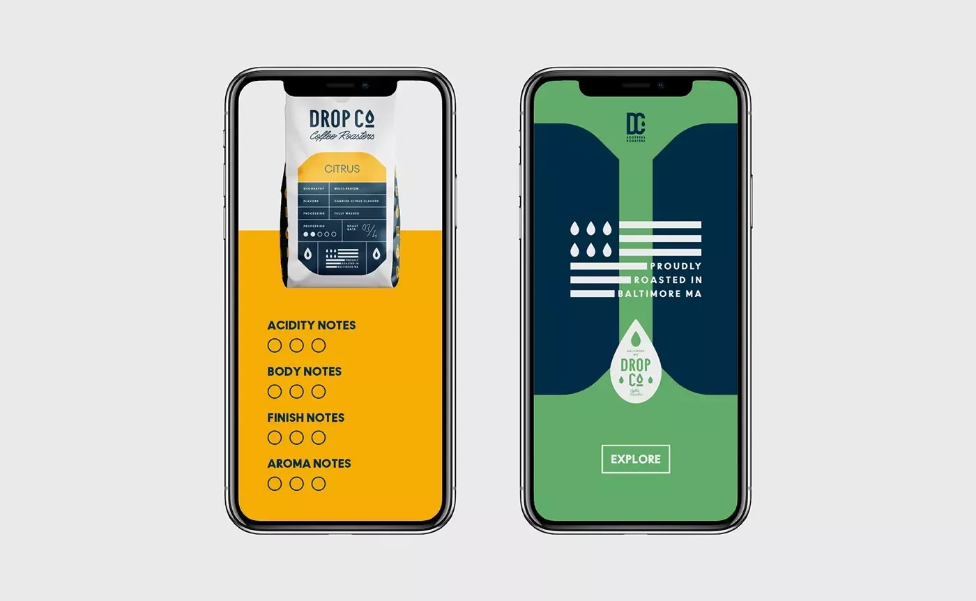Drop Co.咖啡品牌识别设计