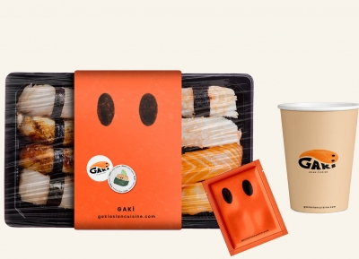 Gaki日本料理品牌视觉设计素材中国网精选