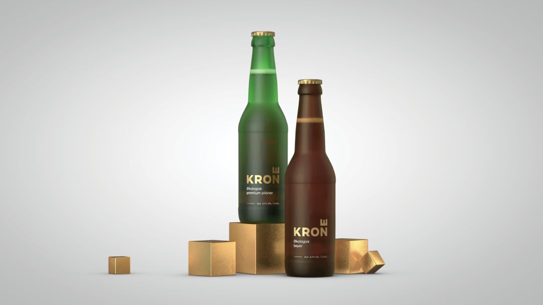 啤酒品牌Krone视觉和包装设计