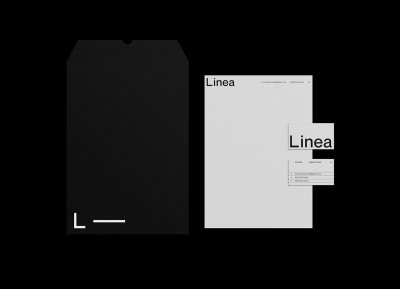 建筑工作室Linea品牌视觉设计普贤居素材网精选