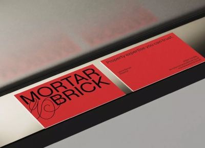 房地产咨询公司Mortar & Brick品牌视觉设计16设计网精选