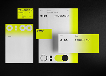 快递服务应用TruckNow品牌视觉设计16图库网精选