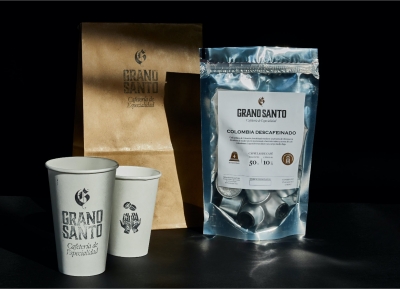 Grano Santo咖啡店品牌设计普贤居素材网精选