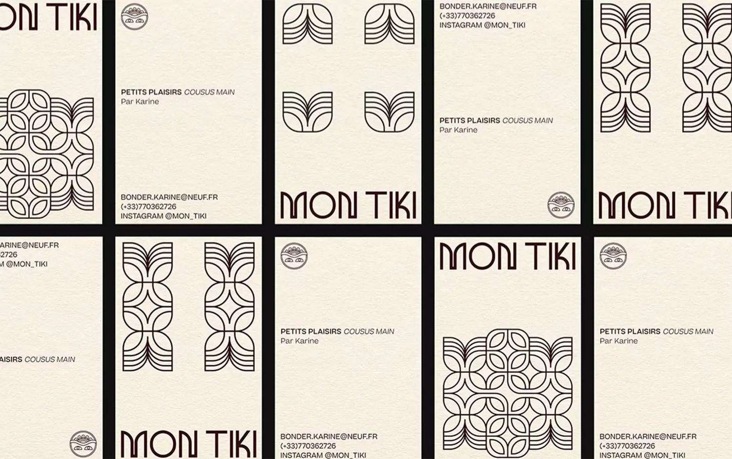 MON TIKI手工配饰品牌形象设计