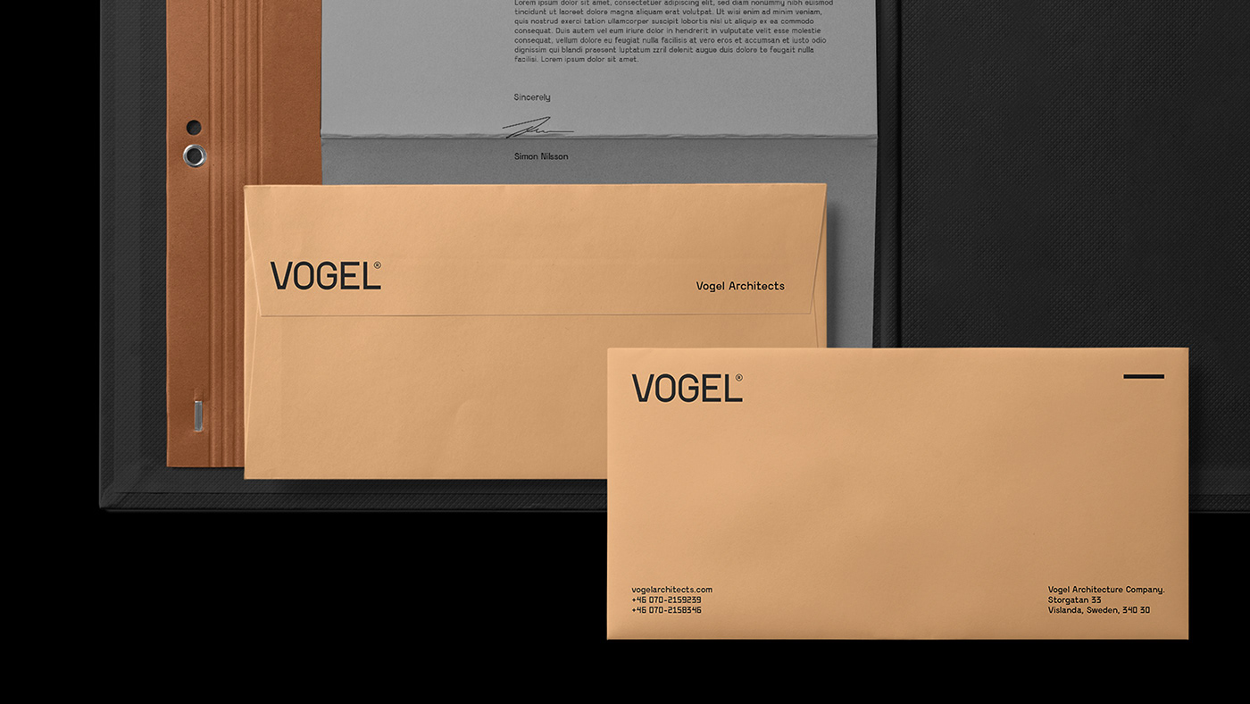 VOGEL Architects建筑事务所品牌识别设计
