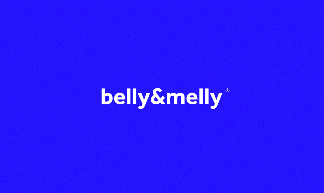 纯净的蓝 母婴品牌belly&melly视觉形象设计