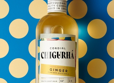 拼贴式标签！Chigurhá甜酒包装设计素材中国网精选