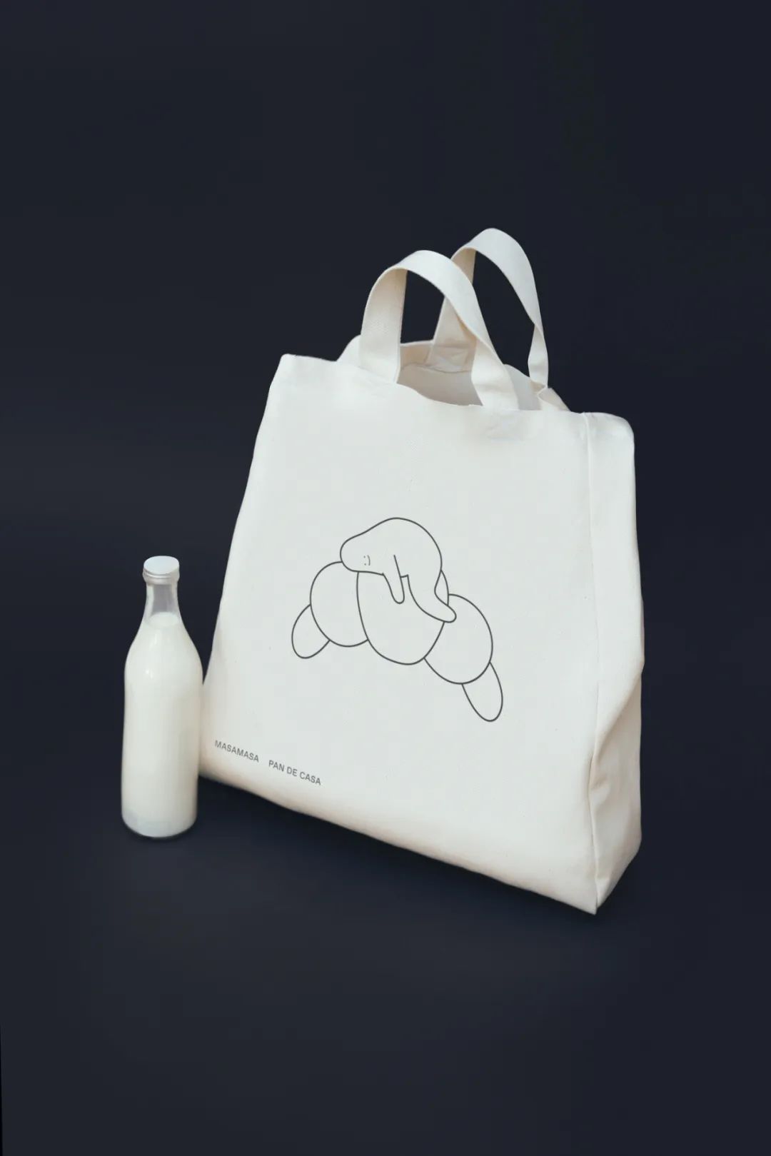 可爱的白色面团！Masa Masa面包店品牌视觉设计