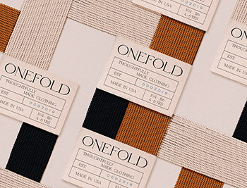 儿童服装品牌Onefold视觉形象设计16图库网精选