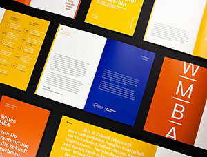 强烈的色彩，简约的排版！德国Witten/Herdecke大学宣传册设计16设计网精选