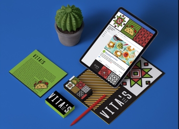 Vita's墨西哥风味餐厅视觉形象设计普贤居素材网精选