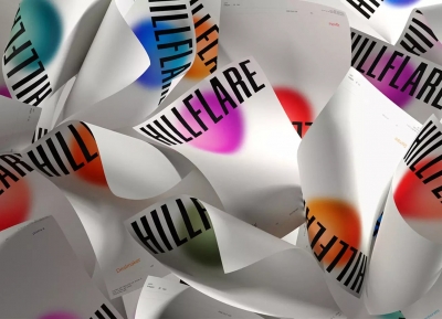 Hillflare初创公司品牌形象设计素材中国网精选