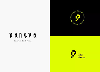 像素风格！数字营销公司Pangea品牌形象设计普贤居素材网精选