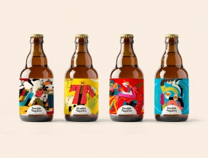与众不同！Double Negative啤酒品牌视觉设计素材中国网精选