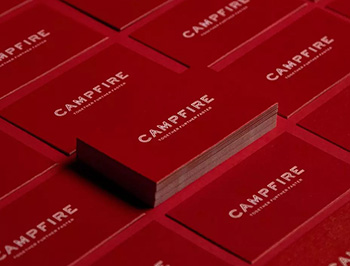 联合办公空间Campfire品牌视觉设计素材中国网精选