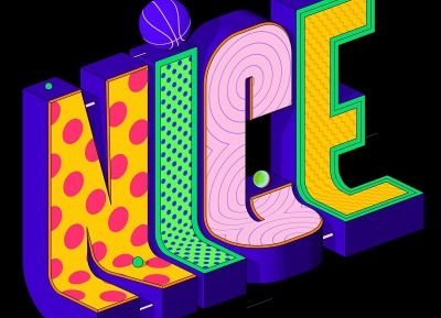 瑞典设计师Tenski的彩色字体设计探索普贤居素材网精选