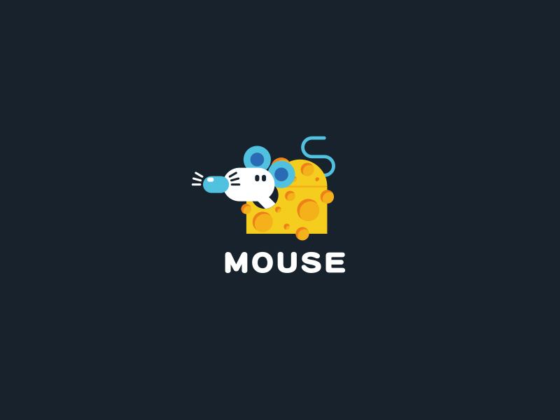 标志设计元素运用实例：老鼠(3)