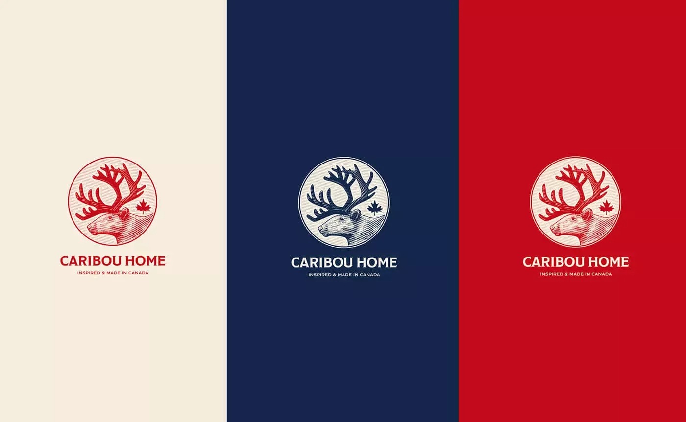 在线商店Caribou Home品牌形象设计