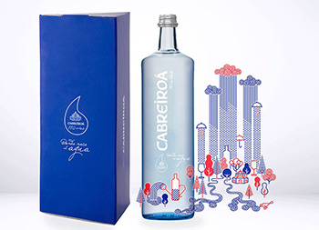 瓶装水品牌Cabreiroá 110周年限量版包装设计素材中国网精选