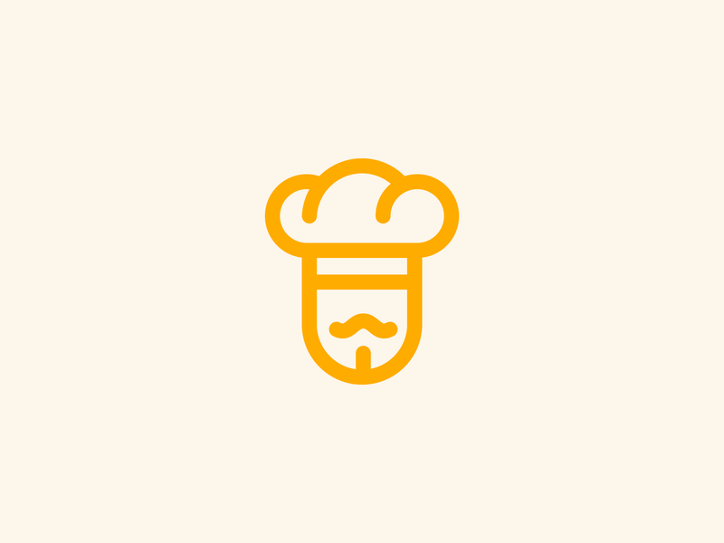 舌尖美味！40款厨师元素logo设计